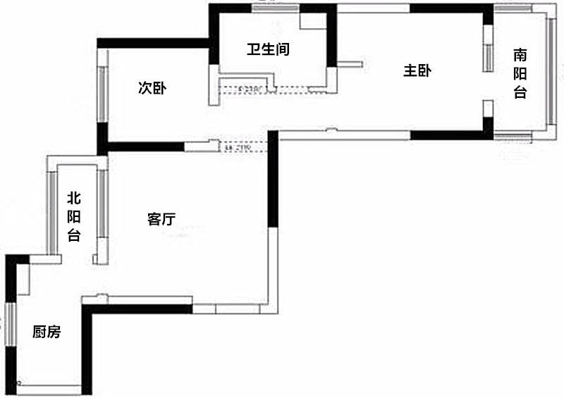 户型图,老房翻新,老房改造,旧房翻新公司,超级装,旧房翻新费用,房子翻新找哪家好,老旧房翻新多少钱